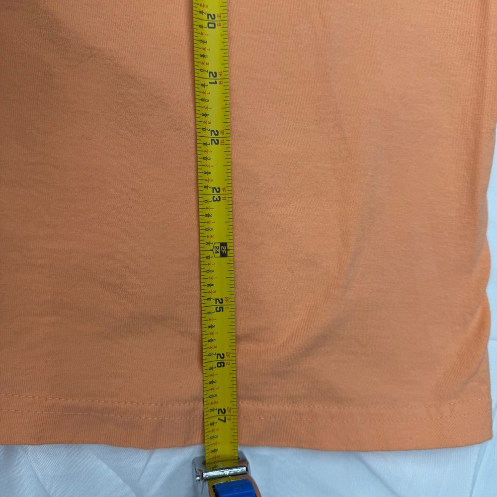 American Fido Beach Weenie Dachshund Graphic T Shirt Peach Size M  Cotton - Picture 10 of 10